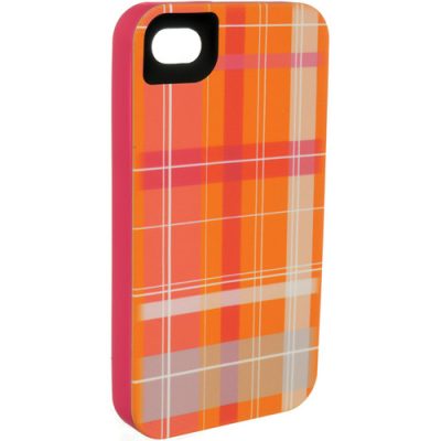 Contour Design HardSkin Inked for iPhone 4/4S Orange Plaid
