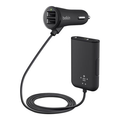 belkin cigarette charger USB C Car 75W w/ 30in USB C Retractable Charger, Compatible with iPhone 17 & 16 Series, Galaxy S26 Series, AirPods, Tablet, MacBook, Chromebook : Cell Phones & Accessories A Car Charger Belkin BoostCharge Retractable Car Charger