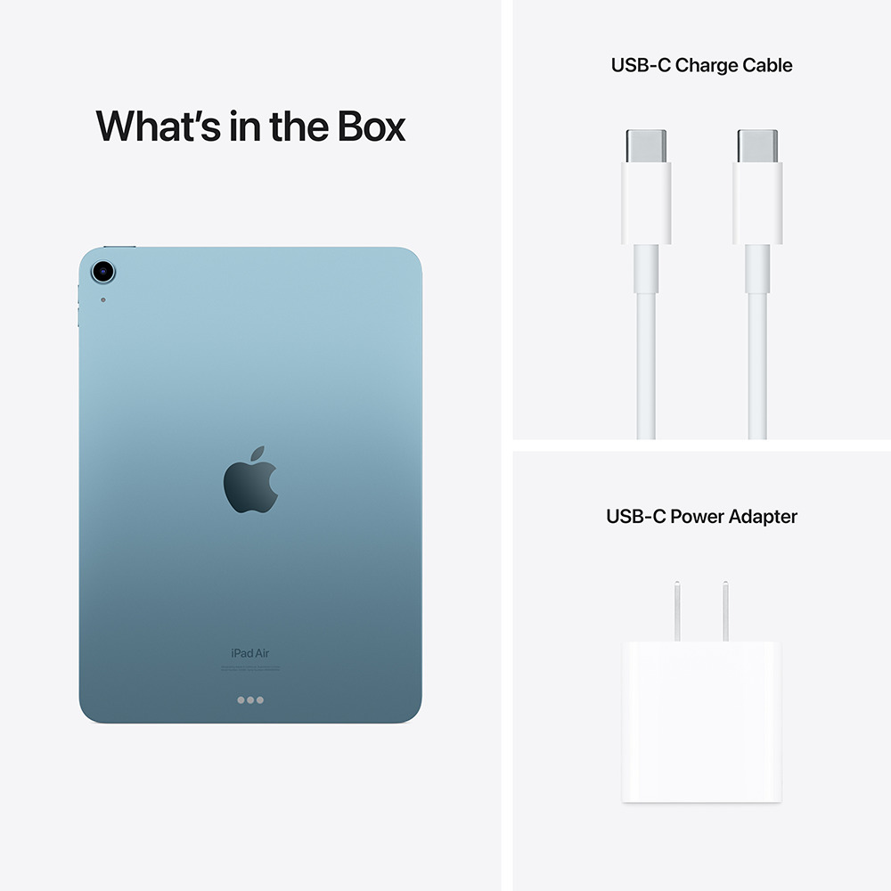 iPad Air (5th Generation, Wi-Fi, 256GB, Blue) : MM9N3LL/A | Mac-Ave