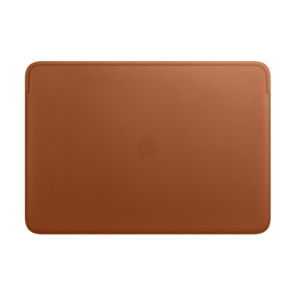 【純正、正規品】MacBook Pro Leather Sleeve ブラウン Yesterday: LEATHER SLEEVE FOR 16-INCH MACBOOK PRO – SADDLE BROWN