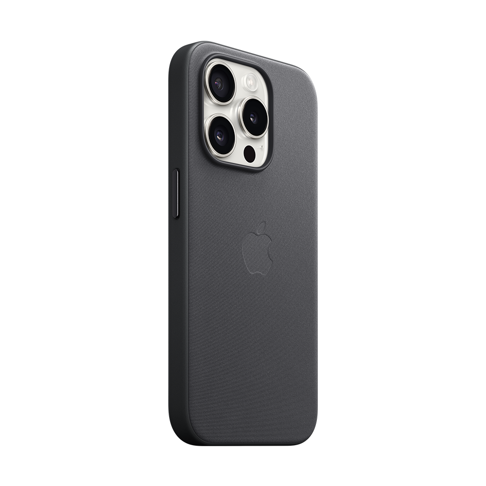 Apple iPhone 15 Pro FineWoven Case with Magsafe - Black | Mac-Ave