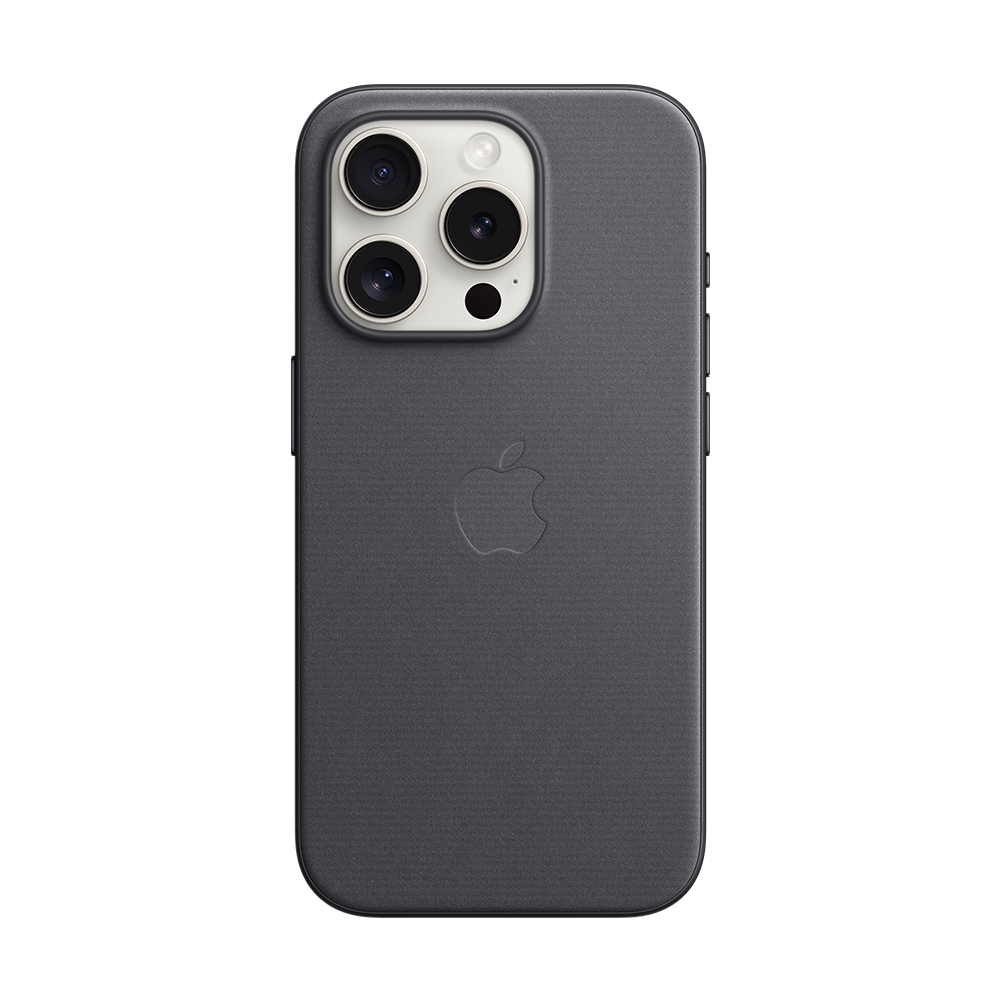 Apple iPhone 15 Pro FineWoven Case with Magsafe - Black | Mac-Ave