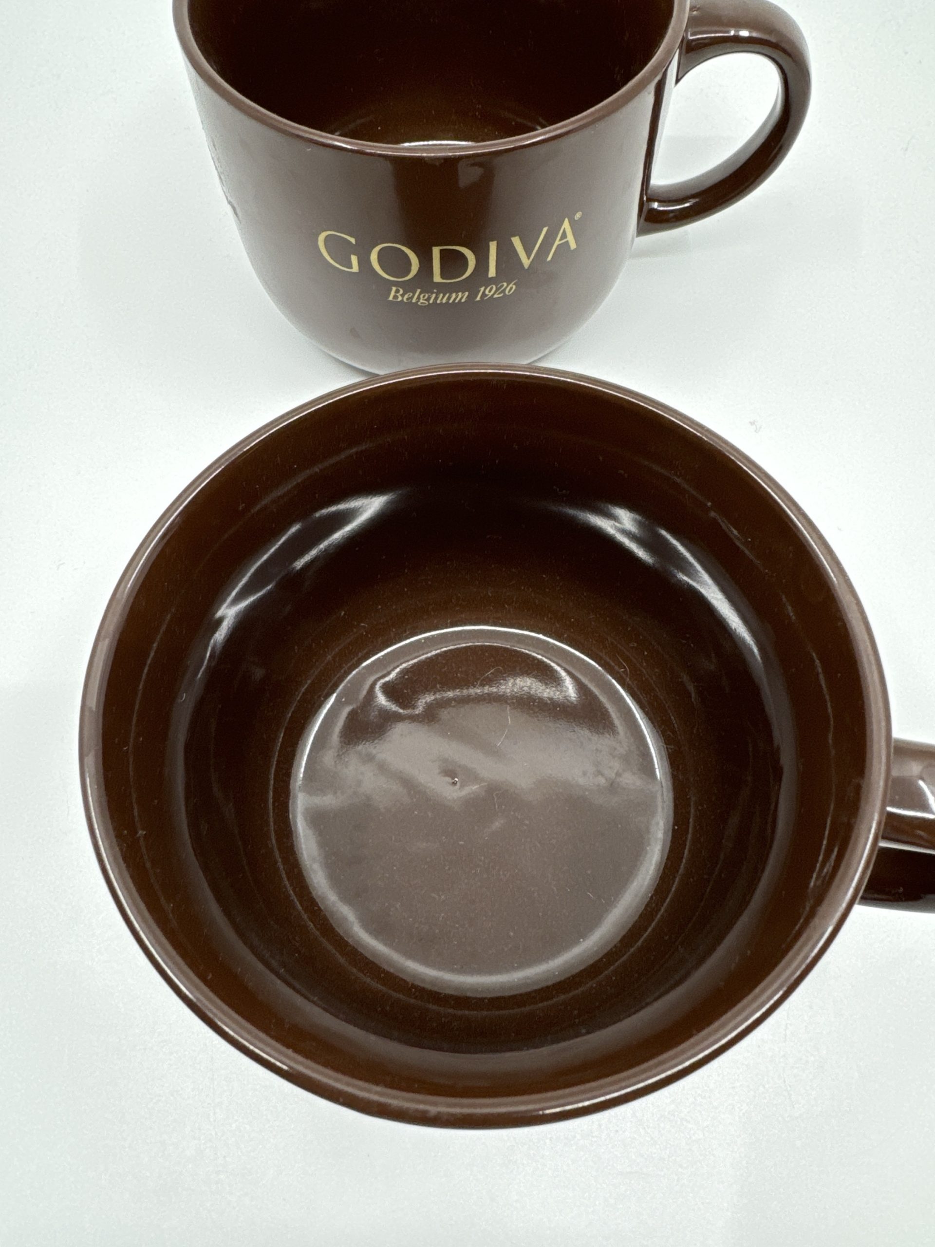 Set Godiva Belgium 1926 Coffee Soup Hot Chocolate Large Mug | Mac-Ave