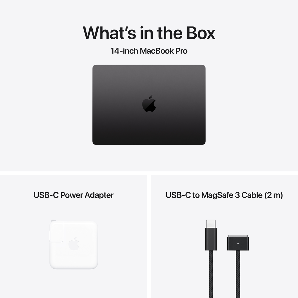MacBook Pro 14-inch: Apple M4 Pro chip with 14‑core CPU and 20