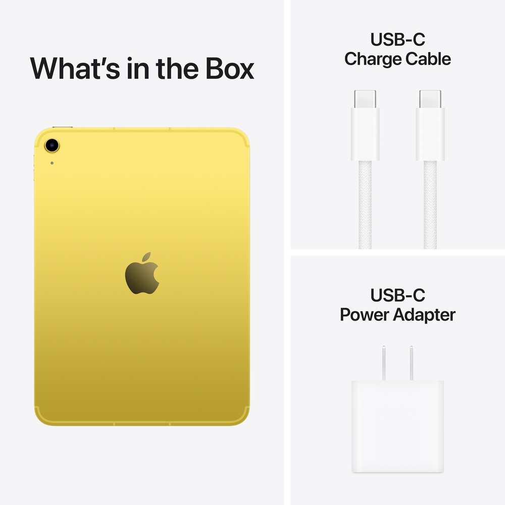 iPad (A16) Wi-Fi + Cellular 512GB - Yellow | Mac-Ave
