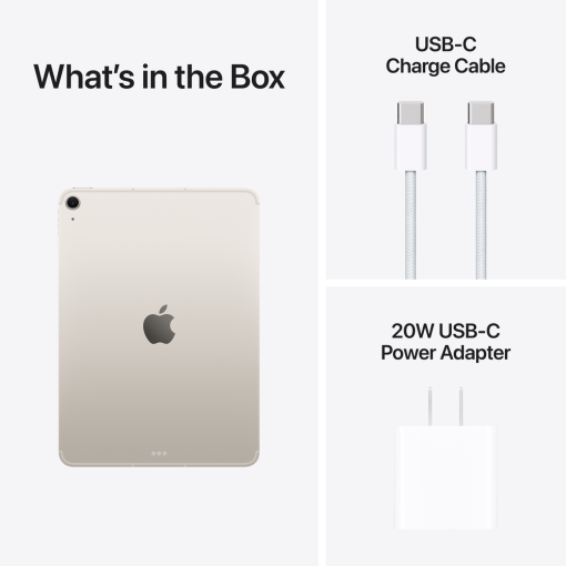 iPad Air 11-inch (M3) Wi-Fi + Cellular 256GB - Starlight | Mac-Ave