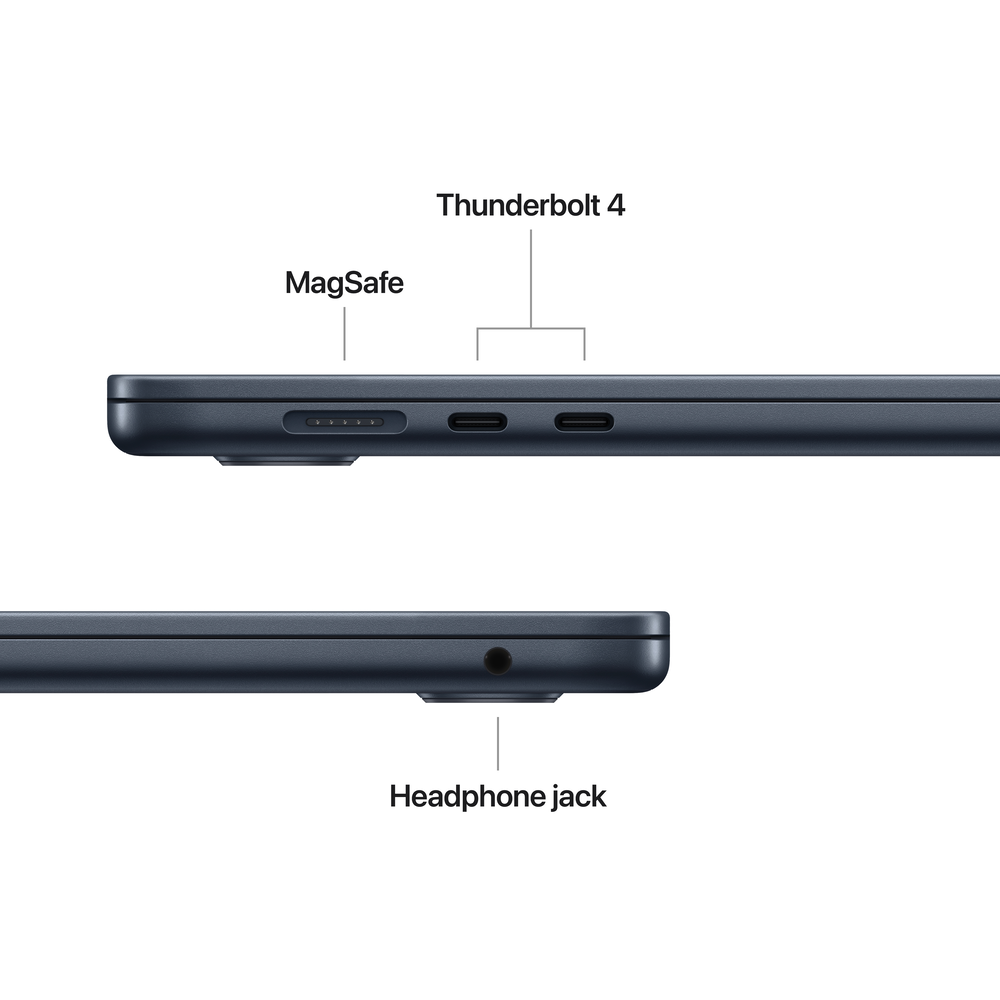 MacBook Air M4 16GB 256GB ミッドナイト 充電 Y MacBook Air 13-inch: M4, 16GB, 256GB - Midnight | Mac-Ave