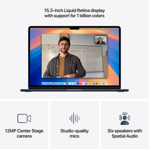 Y MacBook Air 15-inch: M4, 16GB, 512GB - Midnight | Mac-Ave