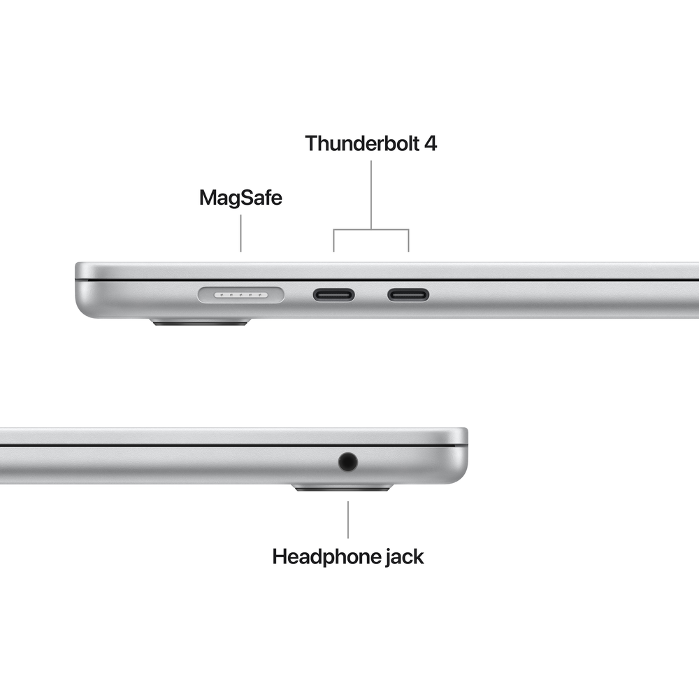 New MacBook Air 15-inch: M4, 16GB, 256GB - Silver | Mac-Ave