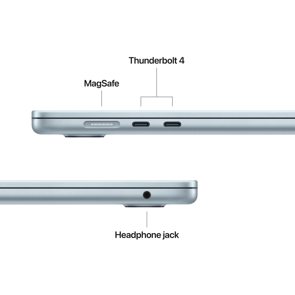 New MacBook Air 15-inch: M4, 16GB, 256GB - Sky Blue | Mac-Ave