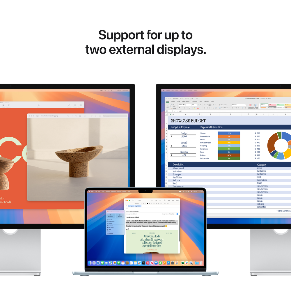 Y MacBook Air 13-inch: M4, 16GB, 512GB - Silver | Mac-Ave
