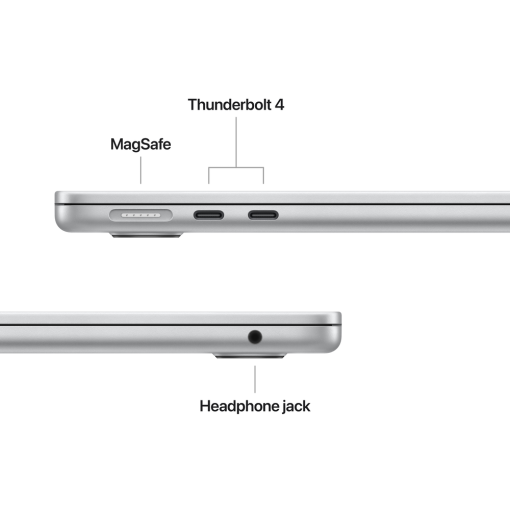 Y MacBook Air 13-inch: M4, 16GB, 512GB - Silver | Mac-Ave