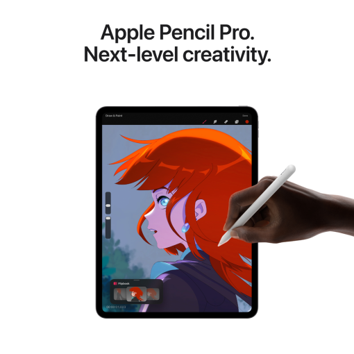 13-inch iPad Pro Wi‑Fi 256GB with standard glass - Silver | Mac-Ave