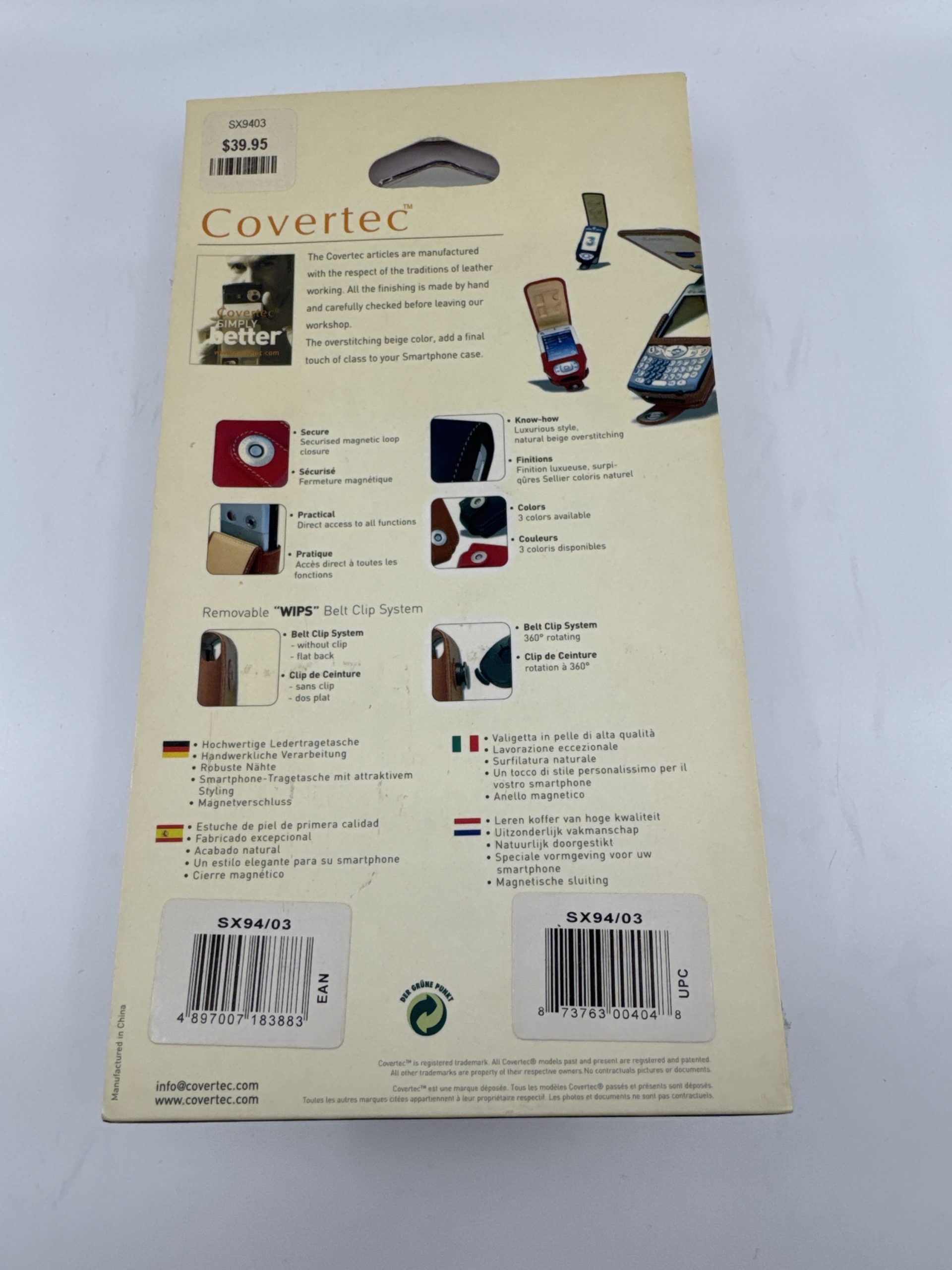 Covertec Mask COVERTEC BROWN TREO 650 LEATHER CASE | Mac-Ave