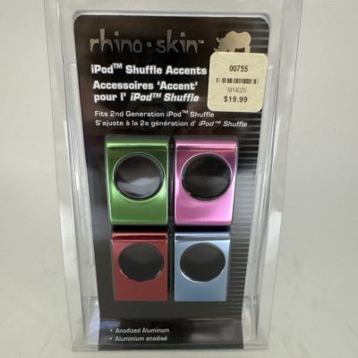 Rhino Skin - iPod Shuffle G2 Accent 4-pack case- Color matters!