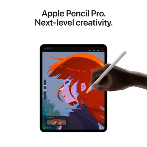 11-inch iPad Pro Wi‑Fi 256GB with standard glass - Silver | Mac-Ave