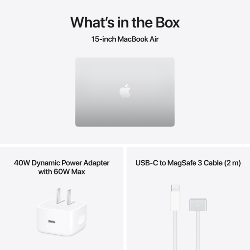New 15-inch MacBook Air: Apple M5, 24GB, 1TB SSD - Silver | Mac-Ave