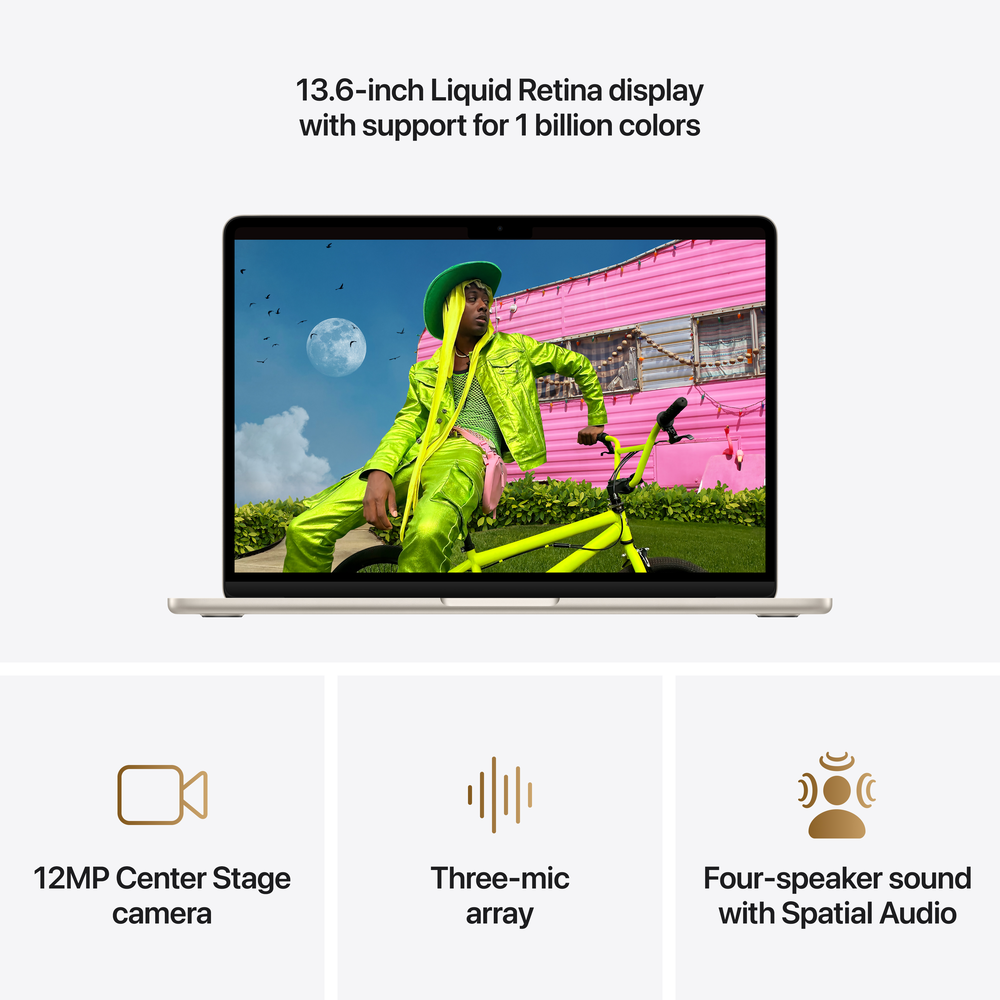 New 13-inch MacBook Air: Apple M5 chip, 24GB, 1TB SSD - Starlight